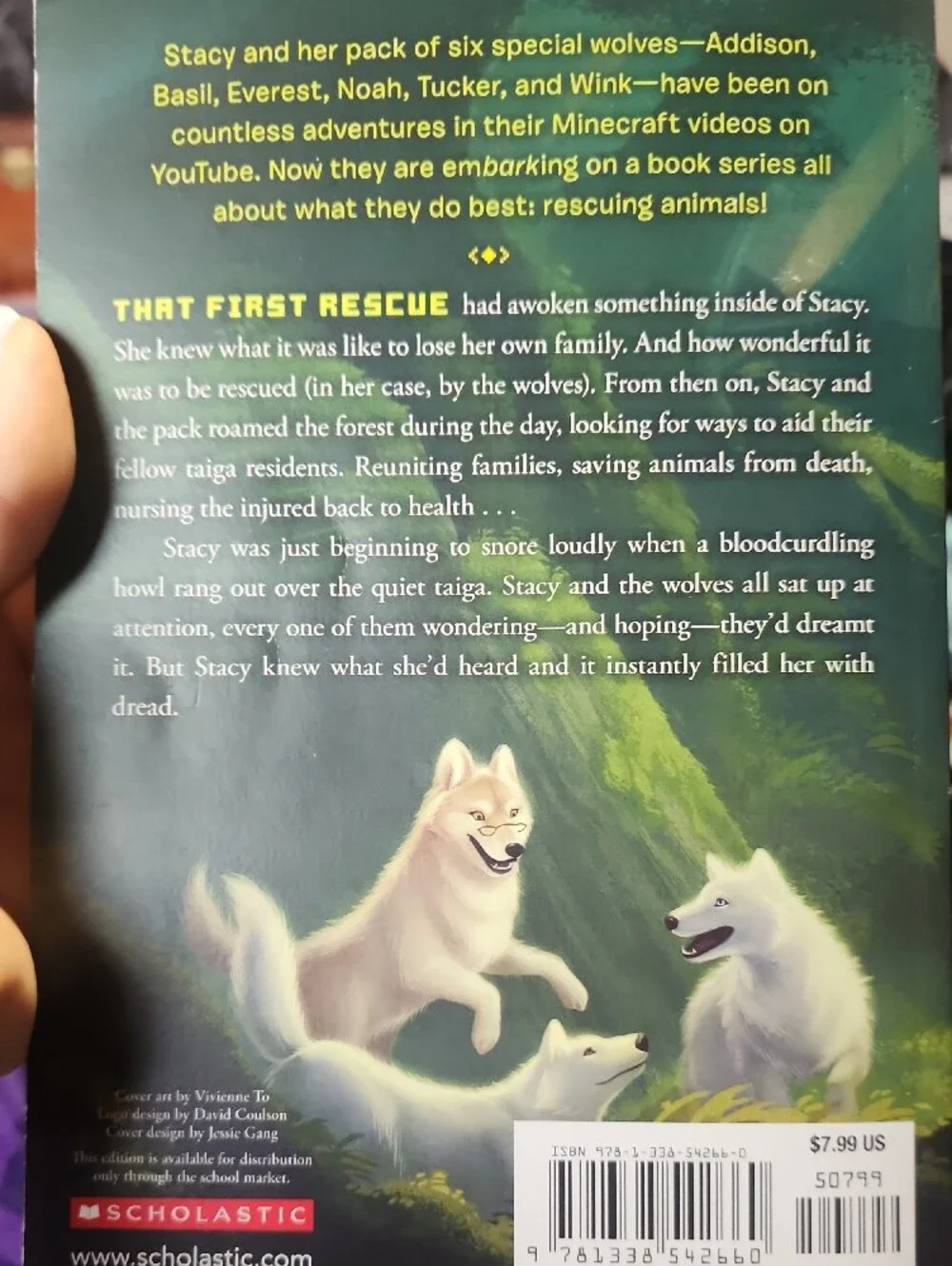 Scholastic Wild Rescuers Guardians of the Taiga Costume — White and Blue Accents